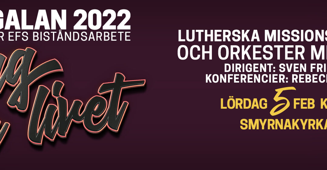 Psalmgalan – Sjung för Livet 2022